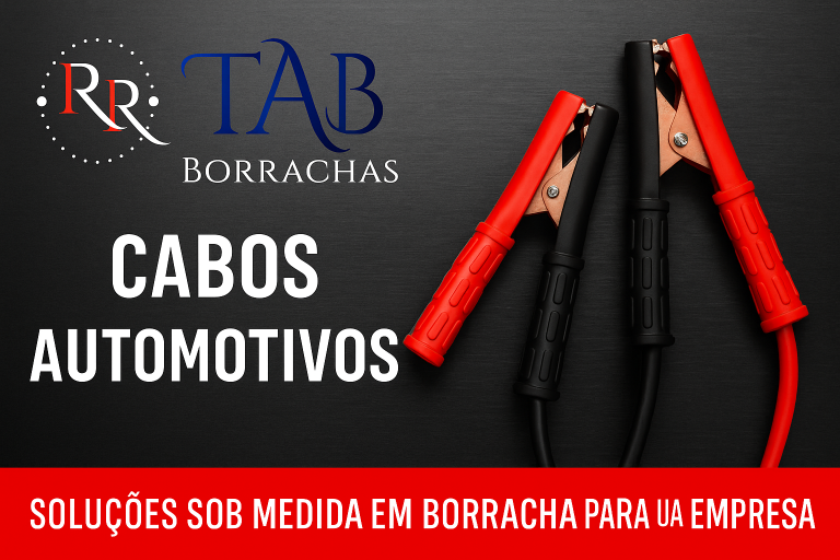 Fornecedor de cabos automotivos de borracha - linha Cabos Automotivos da RR Borracha